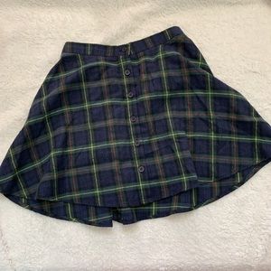 Gypsy warrior plaid skirt
